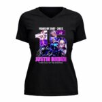15 Years Of 2007 2022 Justin Bieber Signature 5 Womens V Neck.jpg