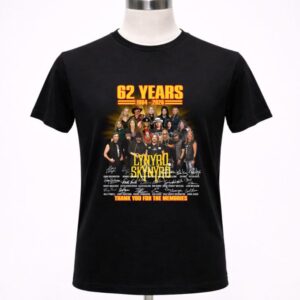 62 Years 1964 2026 Lynyrd Skynyrd thank You for the memories signatures 1 T Shirt.jpg
