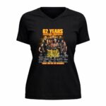 62 Years 1964 2026 Lynyrd Skynyrd thank You for the memories signatures 5 Womens V Neck.jpg