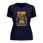 62 Years 1964 2026 Lynyrd Skynyrd thank You for the memories signatures 9 Womens V Neck.jpg