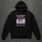 65 years 1958 2023 Bee Gees Maurice Gibb Barry Gibb Robin Gibb Signatures Thanks 2 Hoodie.jpg