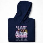 65 years 1958 2023 Bee Gees Maurice Gibb Barry Gibb Robin Gibb Signatures Thanks 7 Hoodie.jpg