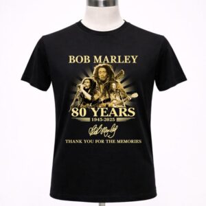 80 Years 1945 2025 Bob Marley Thank You For The Memories 1 T Shirt.jpg