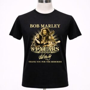 81 Years 1945 2026 Bob Marley Thank You For The Memories 1 T Shirt.jpg