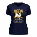 Abba 50 Years Reunite First New Album In 40 Years Thank You For The Memories 9 Womens V Neck.jpg