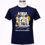Abba 50th Anniversary 1972 2022 Thank You For Memories Signatures 6 T Shirt.jpg
