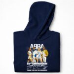 Abba 50th Anniversary 1972 2022 Thank You For Memories Signatures 7 Hoodie.jpg