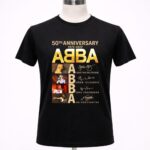 Abba 50th Anniversary Signature 1 T Shirt.jpg