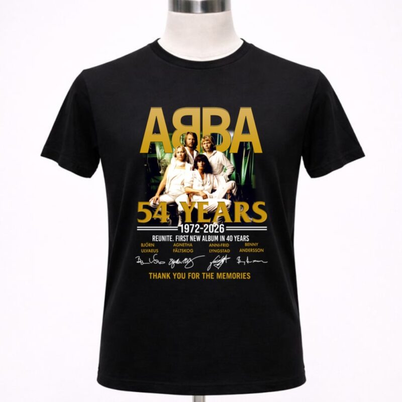 Abba 54 Years Reunite First New Album In 40 Years Thank You For The Memories 1 T Shirt.jpg