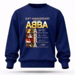 Abba 54th Anniversary Member Signature 8 Sweatshirt.jpg