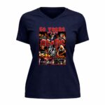Ac Dc 50 Years 1973 2023 Signatures 9 Womens V Neck.jpg