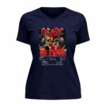Acdc 50 Years Anniversary 9 Womens V Neck.jpg