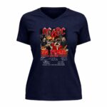 Acdc 53 Years Anniversary Signature 9 Womens V Neck.jpg