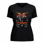 Aerosmith 56th Anniversary 1970 2026 Signature 5 Womens V Neck.jpg