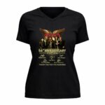 Aerosmith 56th Anniversary 1970 2026 Signatures 5 Womens V Neck.jpg