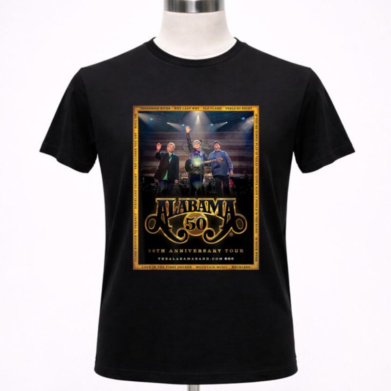 Alabama 50th Anniversary Tour Show For Fan 1 T Shirt