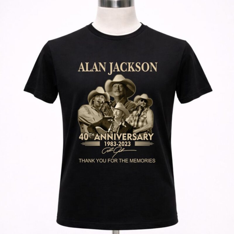 Alan Jackson 40th Anniversary 1983 2023 Signature 1 T Shirt.jpg