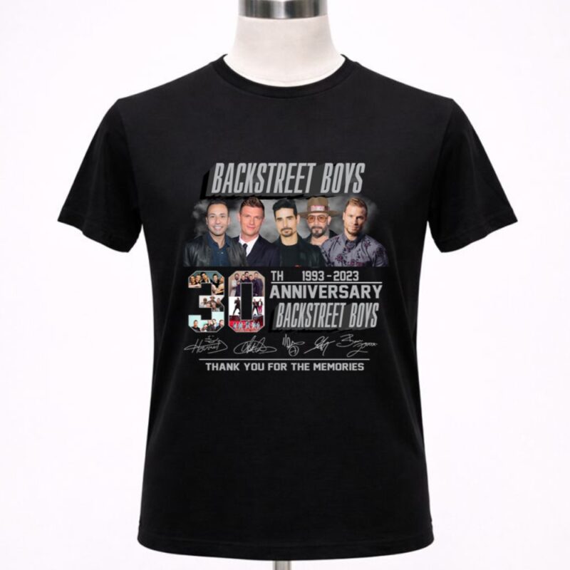 Backstreet Boys 30th Anniversary 1993 2023 Signatures 1 T Shirt.jpg