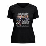 Backstreet Boys 30th Anniversary 1993 2023 Signatures 5 Womens V Neck.jpg