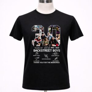 Backstreet Boys 30th Thank You For Memories Signature 1 T Shirt.jpg