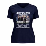 Backstreet Boys 33 Years 1993 2026 Thank You for the Memories 9 Womens V Neck.jpg