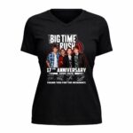 Big Time Rush 17th Anniversary 2009 2026 Thank You For The Memories 5 Womens V Neck.jpg