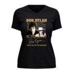 Bob Dylan 65th Anniversary 1959 2024 Signature 5 Womens V Neck.jpg