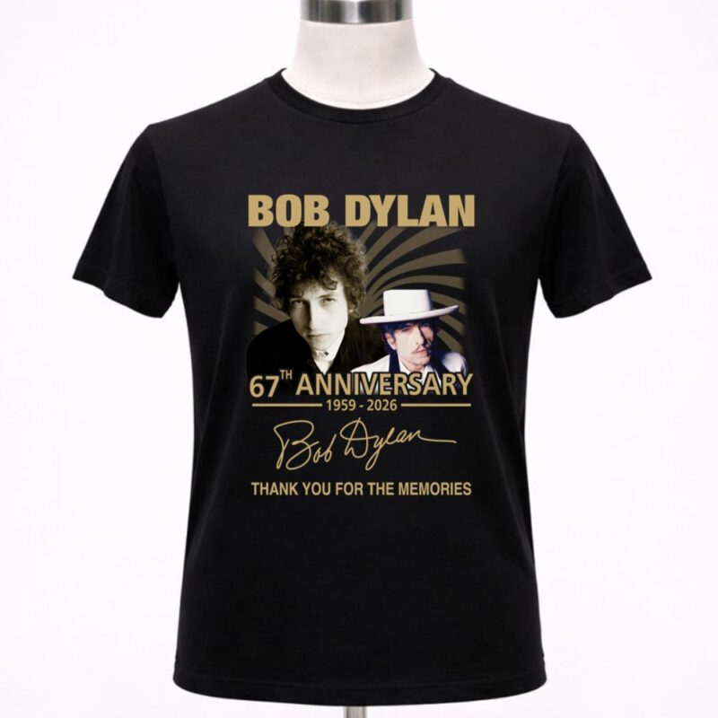 Bob Dylan 67th Anniversary 1959 2026 Signature 1 T Shirt.jpg