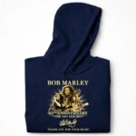 Bob Marley 45th anniversary signature thank you for Your Music 7 Hoodie.jpg