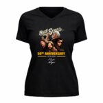 Bob Seger 50th anniversary 1970 2020 signature 5 Womens V Neck.jpg