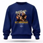 Bob Seger 56th anniversary 1970 2026 signature white 8 Sweatshirt.jpg