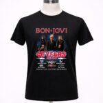 Bon Jovi 40 years 1983 2023 Signatures 1 T Shirt.jpg
