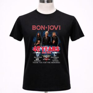 Bon Jovi 40 years 1983 2023 Signatures 1 T Shirt.jpg