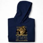 Bon Jovi 40th Anniversary 1982 2023 Thank You For Memories Signature 7 Hoodie.jpg