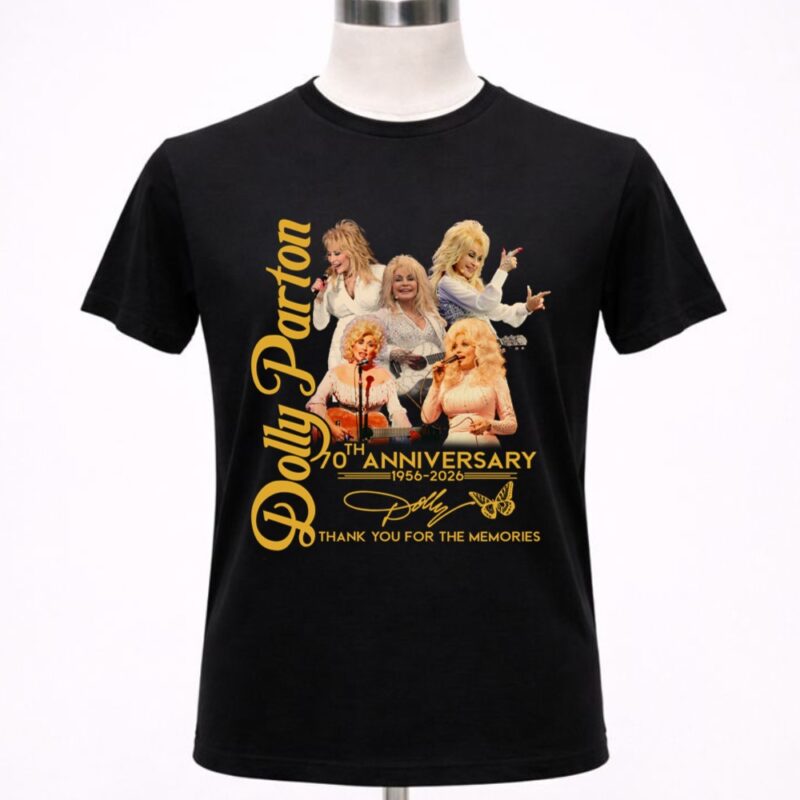 Dolly Parton 70th Anniversary Thanks For The Memories 1 T Shirt