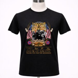 Lynyrd Skynyrd 60th Anniversary 1964 2024 Thank You For The Memories Signature 1 T Shirt.jpg