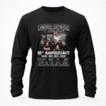 Lynyrd Skynyrd Gary Rossington 60th Anniversary 1964 2024 Thank You For The Memories 4 Long Sleeves.jpg
