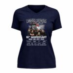 Lynyrd Skynyrd Gary Rossington 60th Anniversary 1964 2024 Thank You For The Memories 9 Womens V Neck.jpg