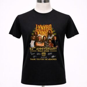 Lynyrd skynyrd 62nd anniversary 1964 2026 thank you for the memories 1 T Shirt.jpg