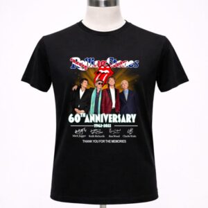 Rolling Stones 60th Anniversary 1962-2022 Thank You For The Memories Signatures Shirt